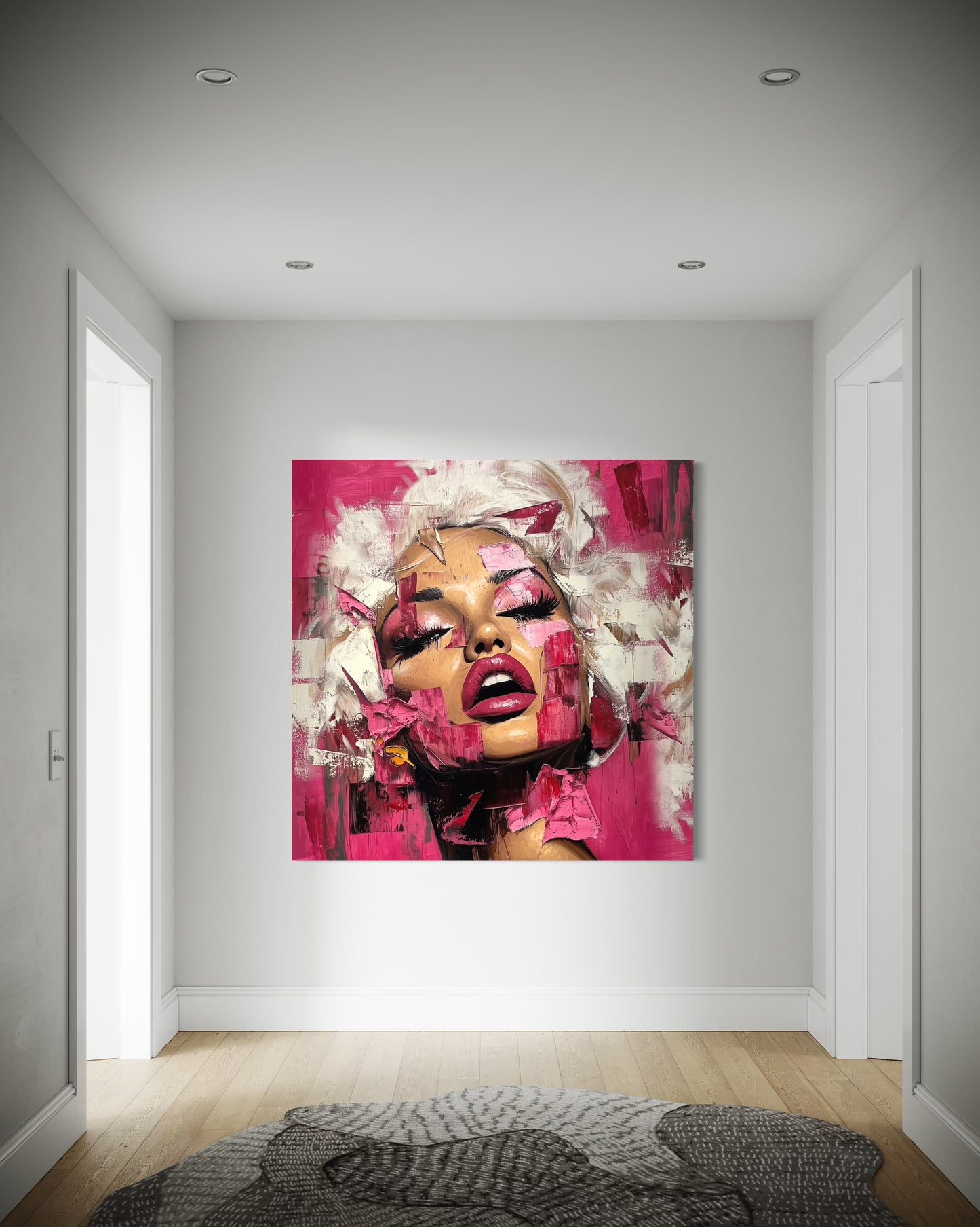 Gallery Wrapped Canvas, Guilt and Grit Adult Art Canvas, Erotic Pinup Art Canvas – Zora