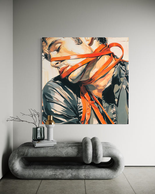Gallery Wrapped Canvas, Ropes and Reverence Art Canvas, Erotic Shibari Art Canvas – Ryu