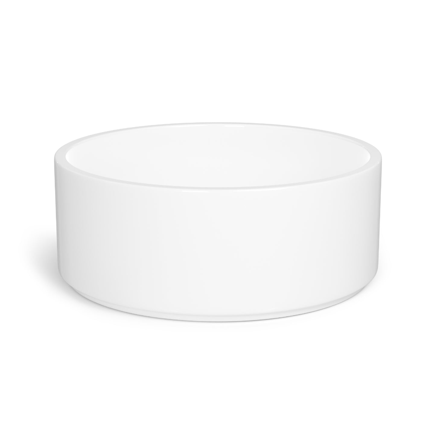 Personalized Dog Bowl - Custom Pet Bow - Blue Green Pet Bowl