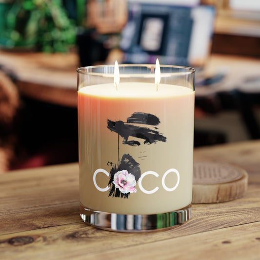 Coco Scented Candle - Full Glass, 11oz